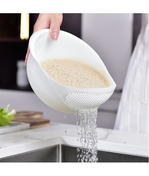 Thickened Multifunctional Rice Washing Machine, Rice Washing Sieve, Kitchen Rice Washing Basket, Plastic Drainage Basket, Household Vegetable Washing Basket, Fruit Basin