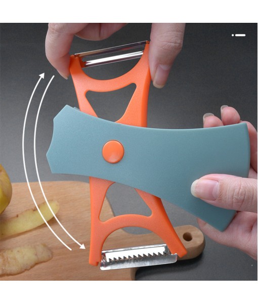 Kitchen Small Tools, Multifunctional Stainless Steel Peeler, Fruit Peeler, Fruit And Vegetable Peeler, Two In One