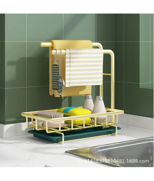 Cross Border Kitchen Sink Drain Basket, Hanging Water Storage Rack, Dishwashing Cloth Rack, Retractable Storage Rack